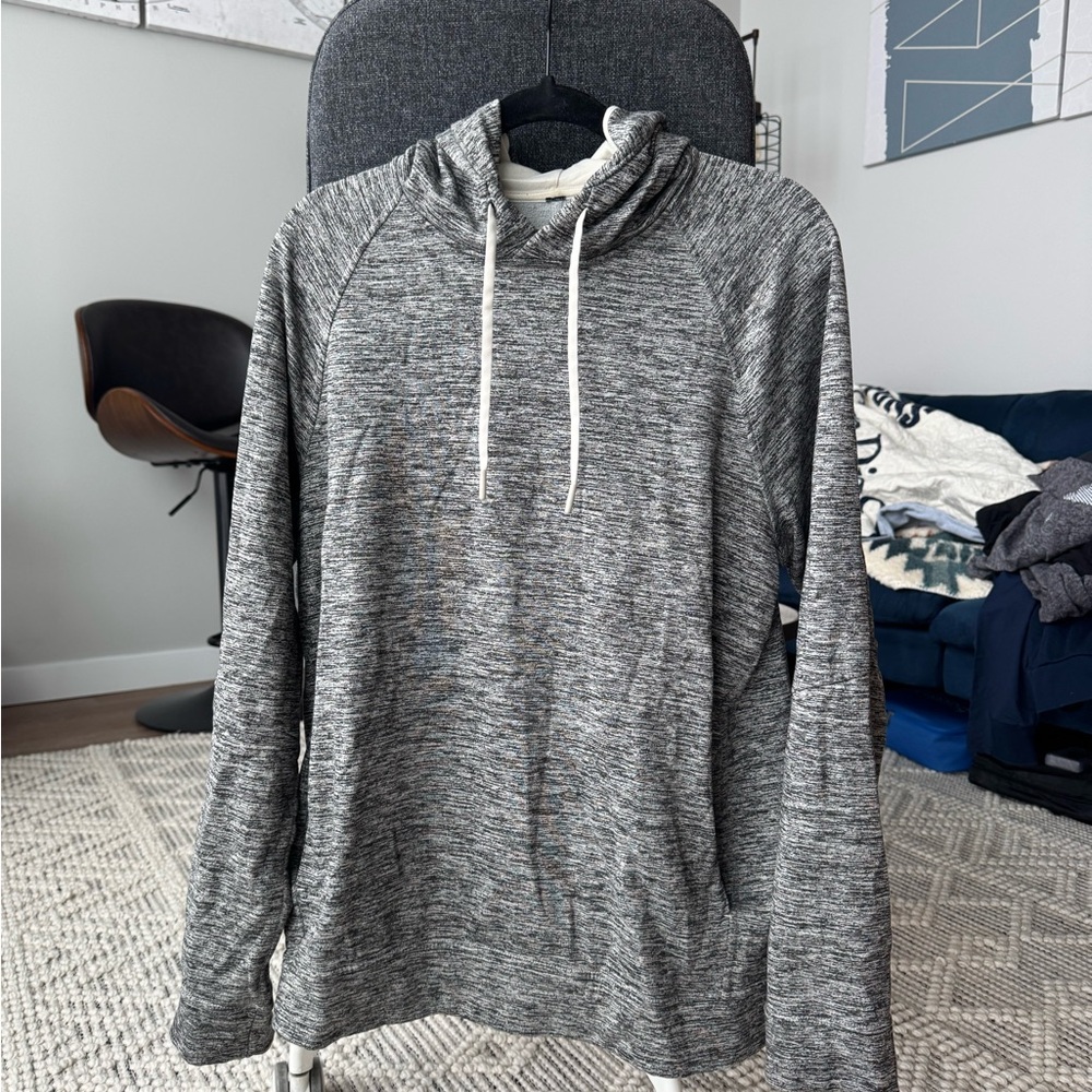 Lululemon Gray Hooded Sweatshirt